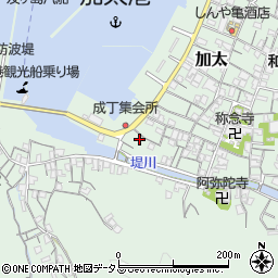 和歌山県和歌山市加太1274周辺の地図
