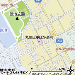 香川県丸亀市山北町405周辺の地図