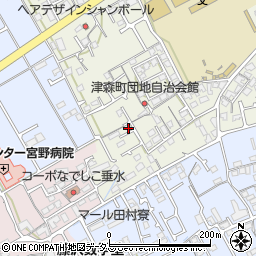 香川県丸亀市津森町1190-11周辺の地図
