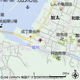 和歌山県和歌山市加太1280周辺の地図
