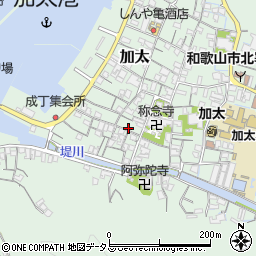 和歌山県和歌山市加太1301周辺の地図