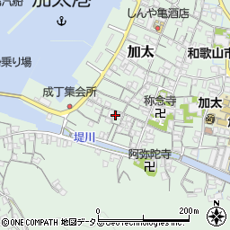 和歌山県和歌山市加太1254周辺の地図