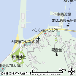 和歌山県和歌山市加太179周辺の地図