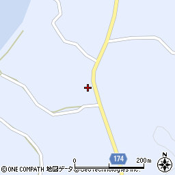 愛媛県越智郡上島町岩城4445周辺の地図