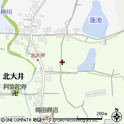 和歌山県紀の川市北大井114周辺の地図