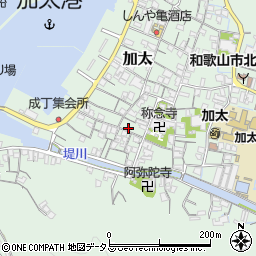 和歌山県和歌山市加太1298周辺の地図