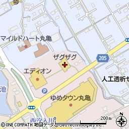 香川県丸亀市新田町176周辺の地図
