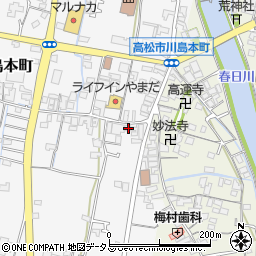 香川県高松市川島本町123-7周辺の地図