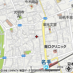 和歌山県紀の川市名手市場691周辺の地図
