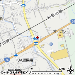 和歌山県紀の川市名手市場457周辺の地図