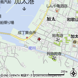 和歌山県和歌山市加太1255周辺の地図