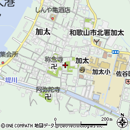 和歌山県和歌山市加太1360周辺の地図