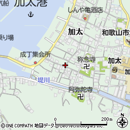 和歌山県和歌山市加太1295周辺の地図