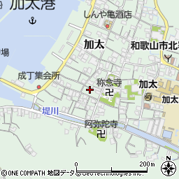 和歌山県和歌山市加太1300周辺の地図