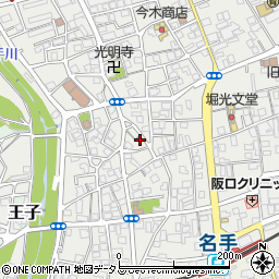 和歌山県紀の川市名手市場1496周辺の地図