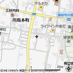 香川県高松市川島本町135周辺の地図