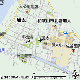 和歌山県和歌山市加太1369周辺の地図