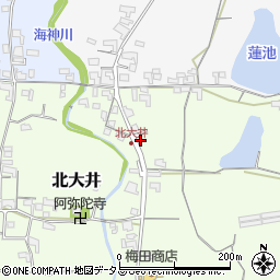 和歌山県紀の川市北大井82周辺の地図