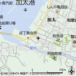 和歌山県和歌山市加太1256周辺の地図