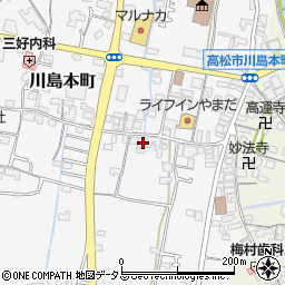 香川県高松市川島本町134周辺の地図