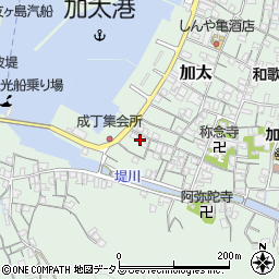 和歌山県和歌山市加太1285周辺の地図