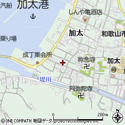 和歌山県和歌山市加太1294周辺の地図