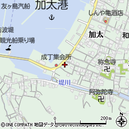 和歌山県和歌山市加太1275周辺の地図