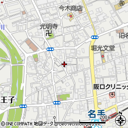 和歌山県紀の川市名手市場1492周辺の地図