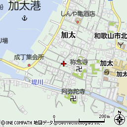 和歌山県和歌山市加太1309周辺の地図