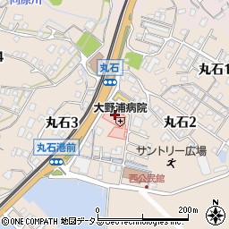 大野浦病院周辺の地図