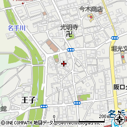 和歌山県紀の川市名手市場1478周辺の地図