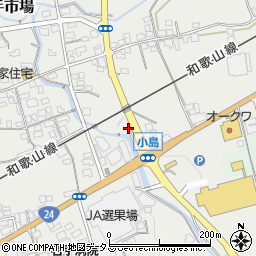 和歌山県紀の川市名手市場450-1周辺の地図