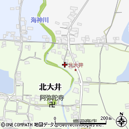 和歌山県紀の川市北大井76周辺の地図