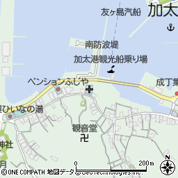 和歌山県和歌山市加太205周辺の地図
