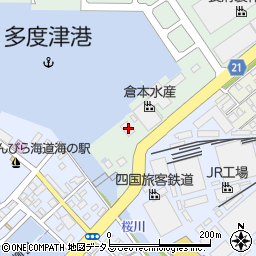 香川県仲多度郡多度津町東港町甲周辺の地図