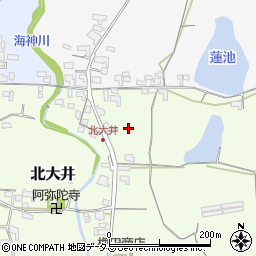 和歌山県紀の川市北大井87周辺の地図