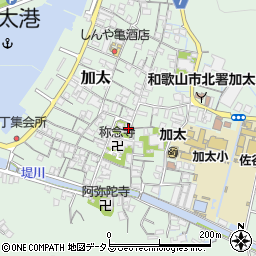 和歌山県和歌山市加太1343周辺の地図