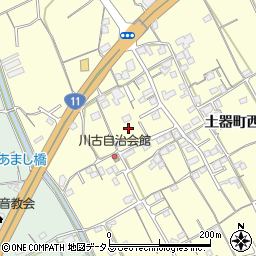 香川県丸亀市土器町西2丁目618周辺の地図