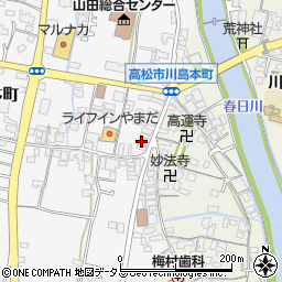 香川県高松市川島本町163周辺の地図