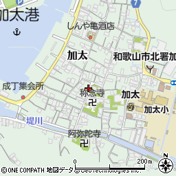 和歌山県和歌山市加太1341周辺の地図