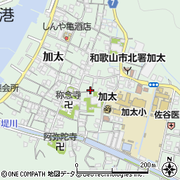 和歌山県和歌山市加太1375周辺の地図