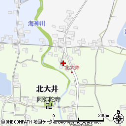 和歌山県紀の川市北大井75周辺の地図