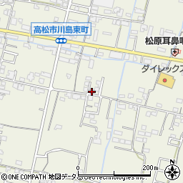 香川県高松市川島東町412-12周辺の地図