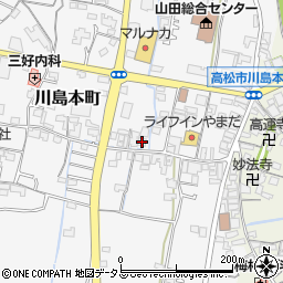 香川県高松市川島本町150周辺の地図