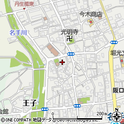 和歌山県紀の川市名手市場1476周辺の地図