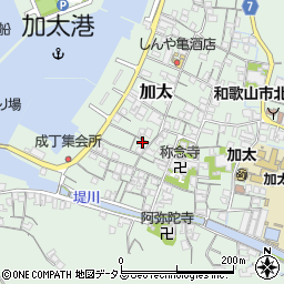 和歌山県和歌山市加太1311周辺の地図