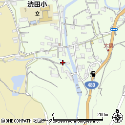 和歌山県伊都郡かつらぎ町東渋田214周辺の地図