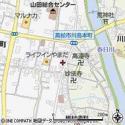 香川県高松市川島本町164-1周辺の地図