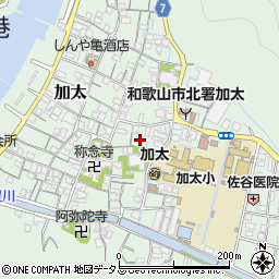 和歌山県和歌山市加太1373周辺の地図