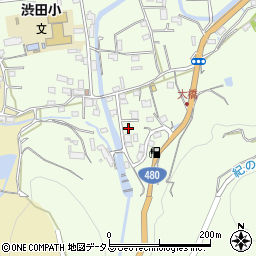 和歌山県伊都郡かつらぎ町東渋田292周辺の地図